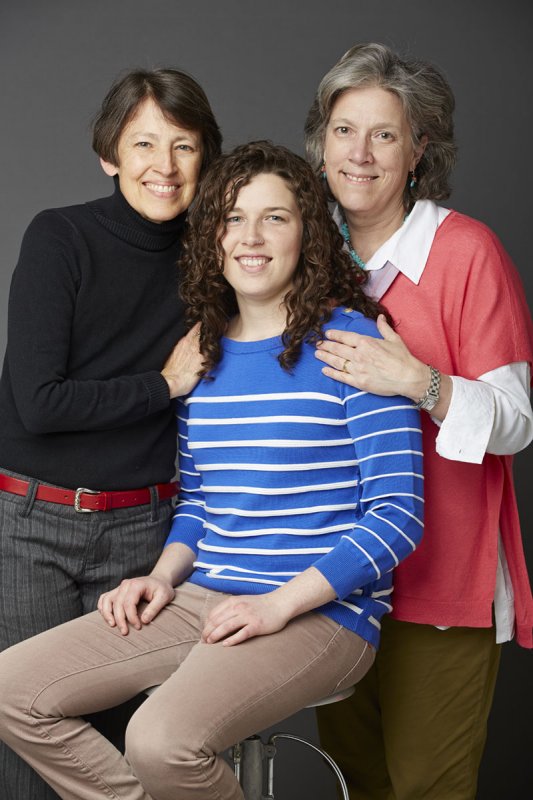Maureen Brodoff and Ellen Wade and their daughter Kate
