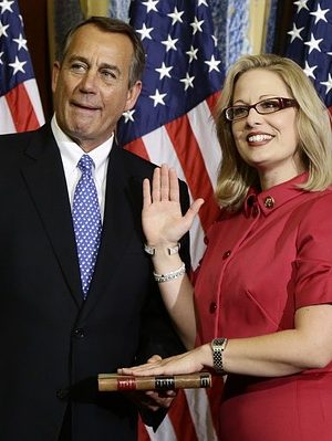 John Boehner and Kyrsten Sinema