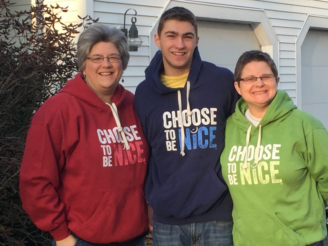 Dina Creiger, with her son Jacob and partner Teresa