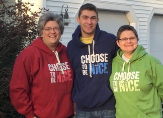 Dina Creiger, with her son Jacob and partner Teresa