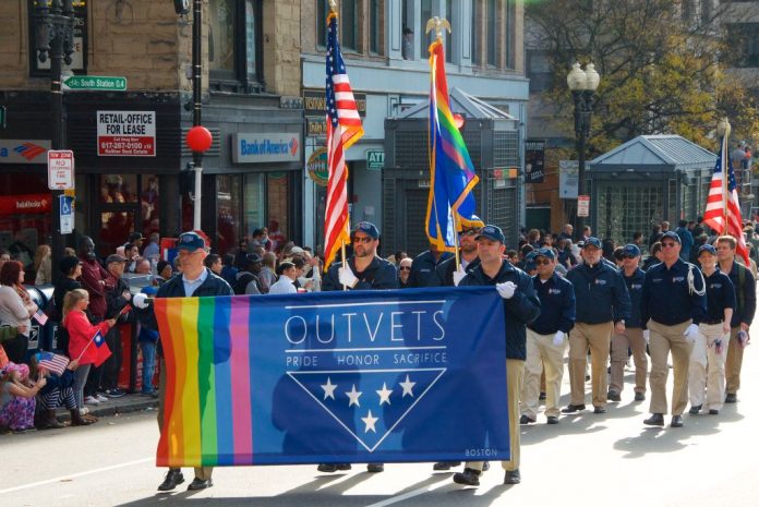 OutVets,New England OutVets,Boston 2014 Veterans Day Parade