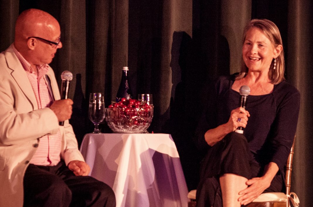 David Kaplan,Cherry Jones,Provincetown Tennessee Williams Theater Festival 2015 gala
