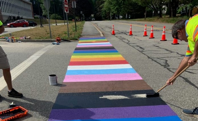 Ellsworth, Maine school board endorses student plan to paint crosswalks