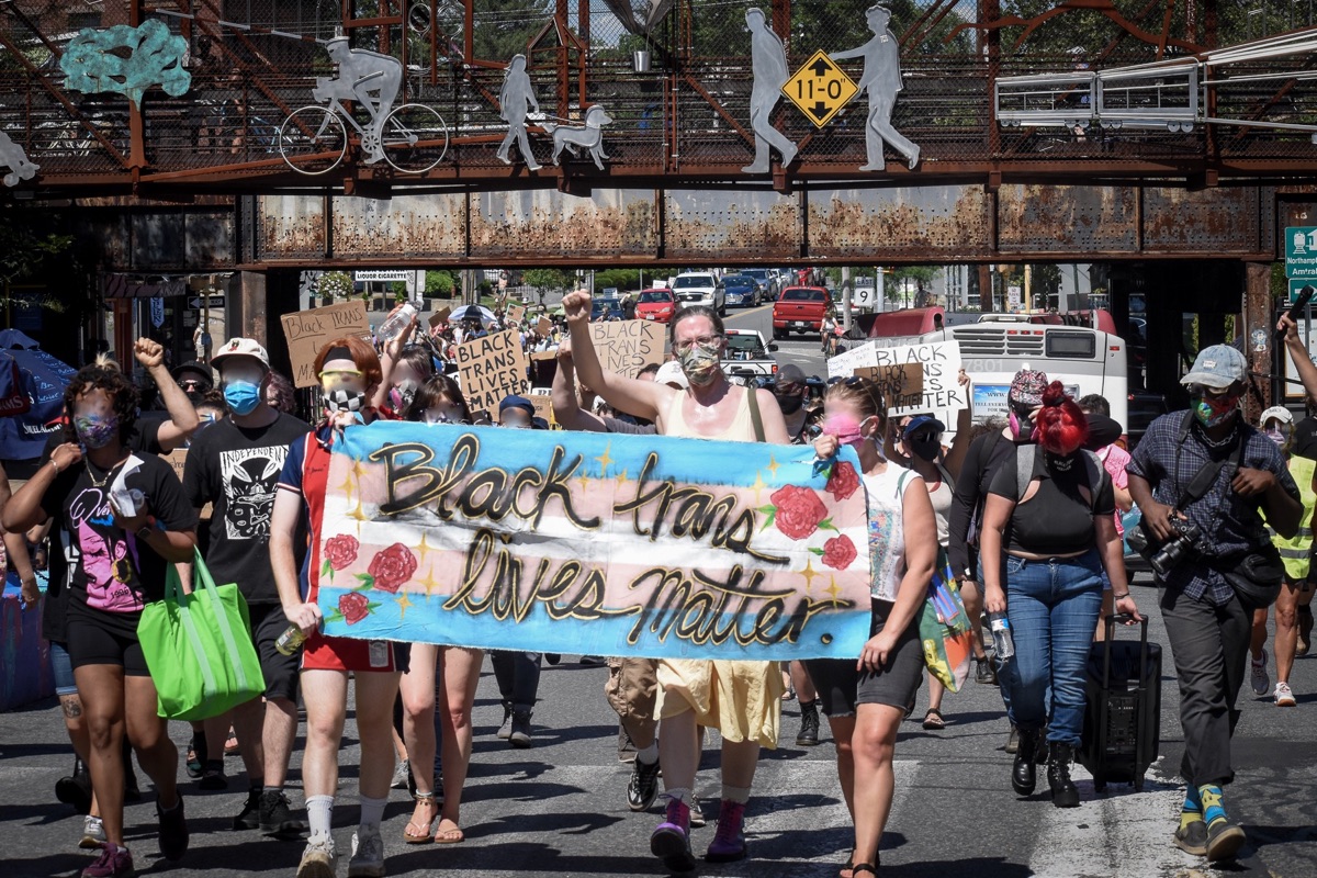 Black Trans Lives Matter March Noho Boston Spirit Magazine
