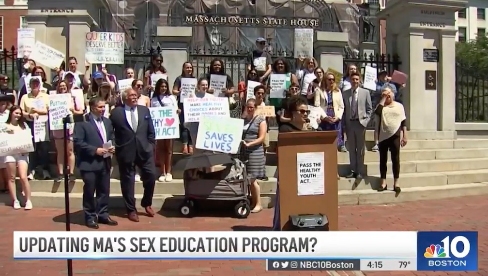 Supporters Of Bill To Update Sex Ed In Public Schools Rally On Beacon