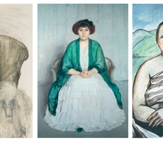 Alice B. Toklas by Dora Maar, Mabel Dodge Luhan by Mary Foote, Gertrude Stein by Francis Picabia